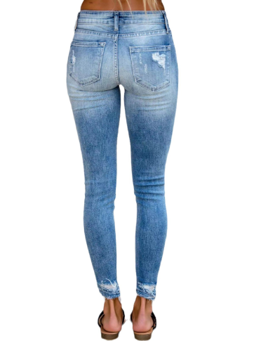 Jeans Slim Rasgados