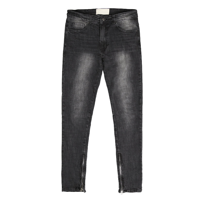 Pantalones Vaqueros Corte Slim con Cremallera