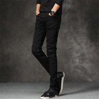 Jeans de Denim Elástico Corte Slim