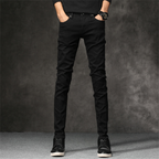 Jeans de Denim Elástico Corte Slim
