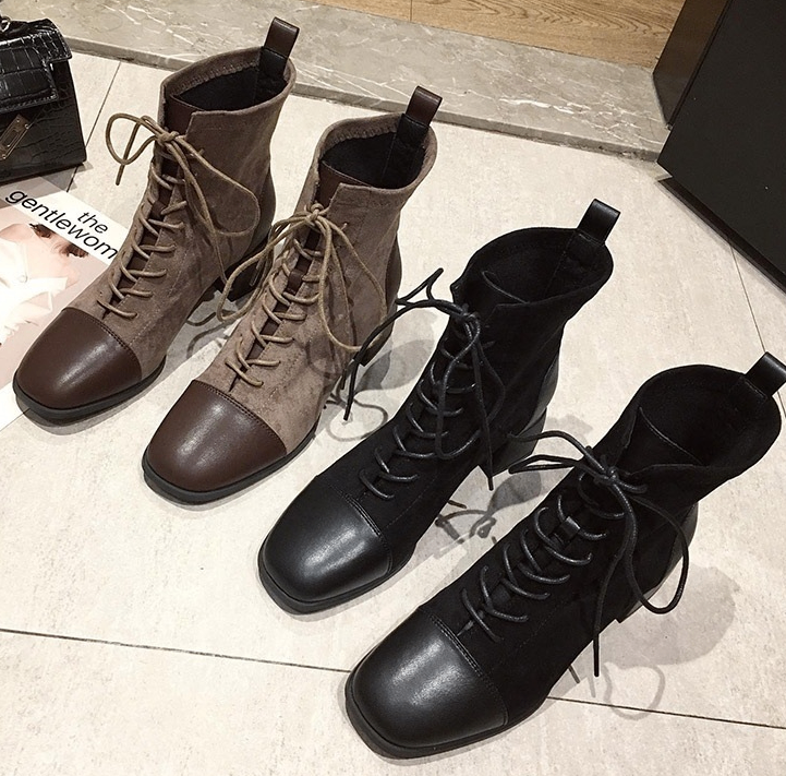 Botas Medianas de Cuero