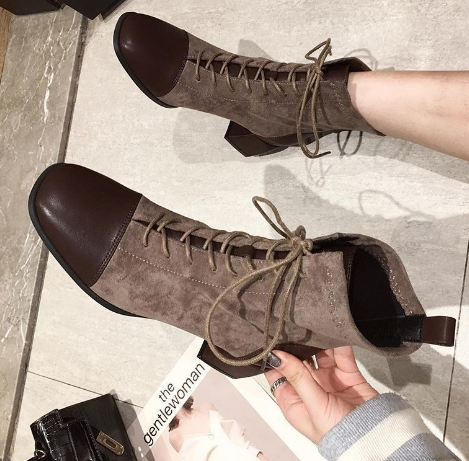 Botas Medianas de Cuero