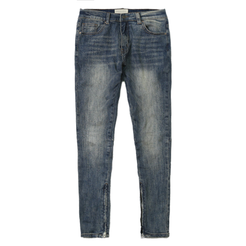 Pantalones Vaqueros Corte Slim con Cremallera