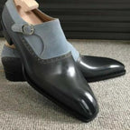 Zapatos de Hombre de Coincidencia de Color con Diseño de Hebilla de Cinturón