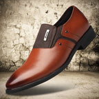 Zapatos casuales de cuero para hombre