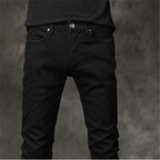 Jeans de Denim Elástico Corte Slim