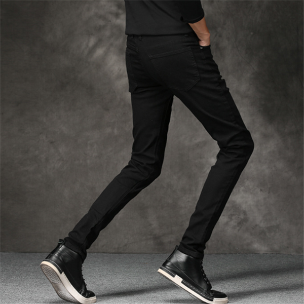 Jeans de Denim Elástico Corte Slim
