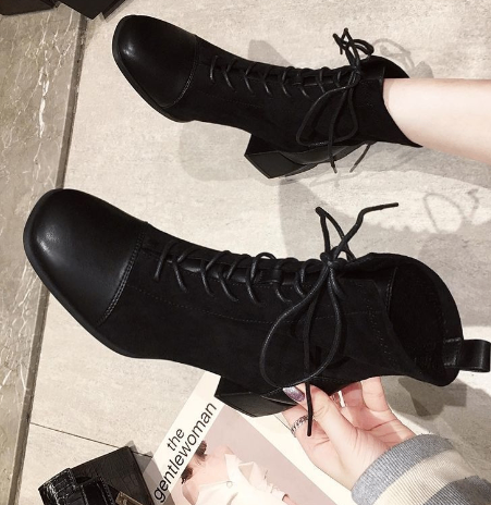 Botas Medianas de Cuero