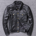 Chaqueta de Moto de Cuero