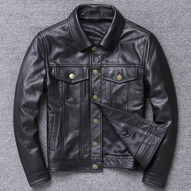 Chaqueta de Moto de Cuero